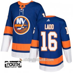 Barn Ishockey New York Islanders Tröja Andrew Ladd 16 Adidas 2017-2018 Blå Authentic